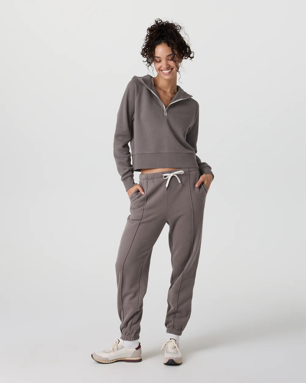 Vuori Restore Half Zip Hoodie | Chia