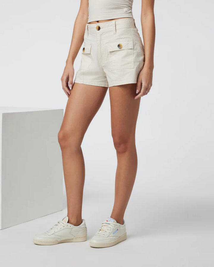 Vuori Women's Vintage Ripstop Utility Short Milkweed