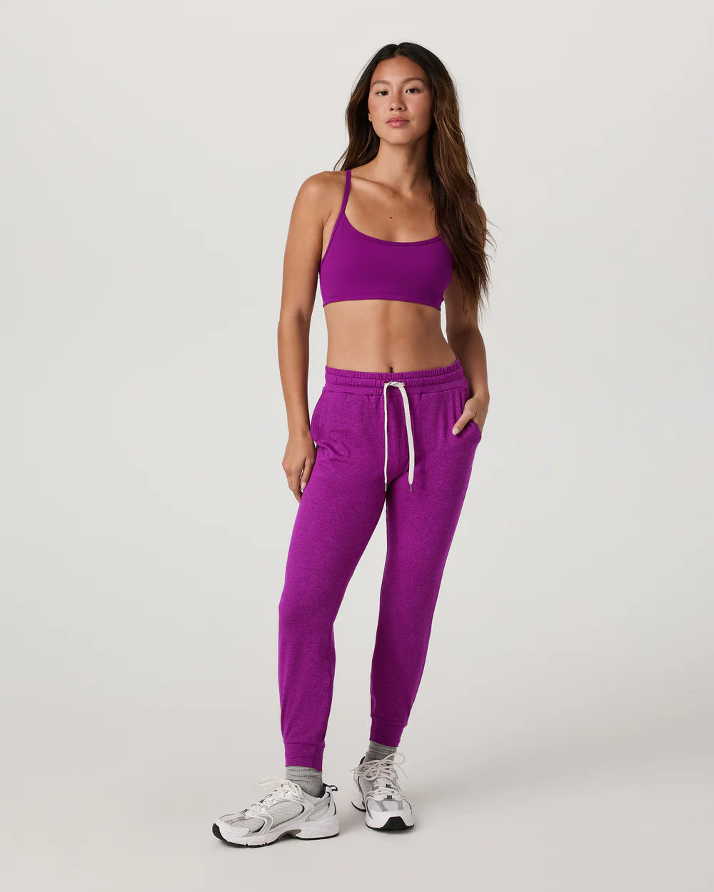 Vuori Performance Jogger | Magenta Heather