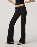 Halo Low Rise Slim Flare Pant | Solid Black