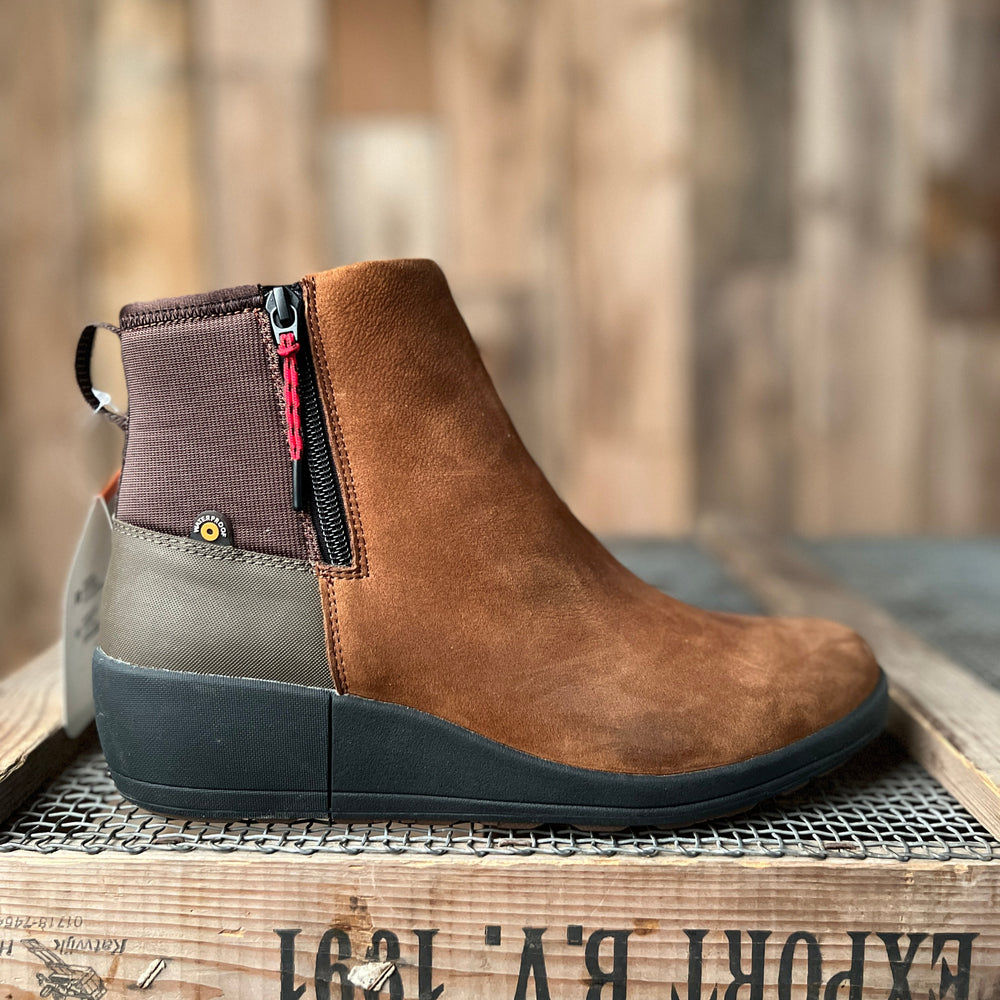 Bogs W's Vista Rugged Zip Cognac Multi
