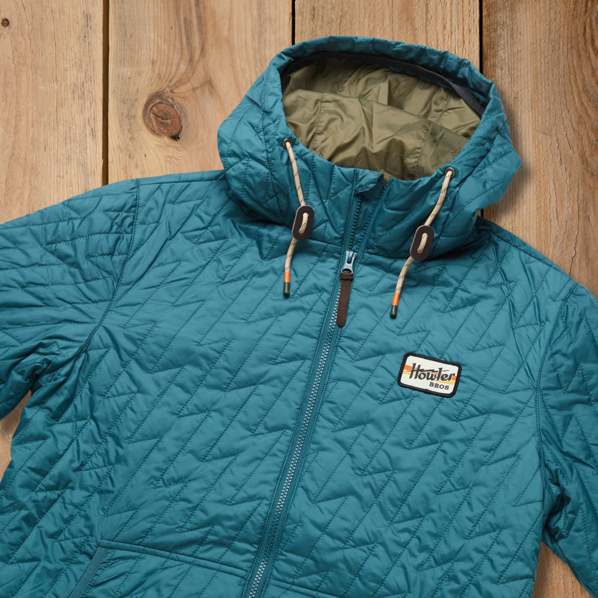Howler Bros Voltage Full Zip Jacket Dark Teal