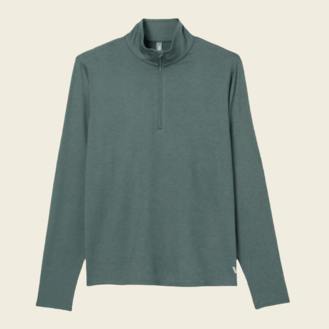 Vuori M's Ease Performance Half Zip 2.0 Aspen Heather