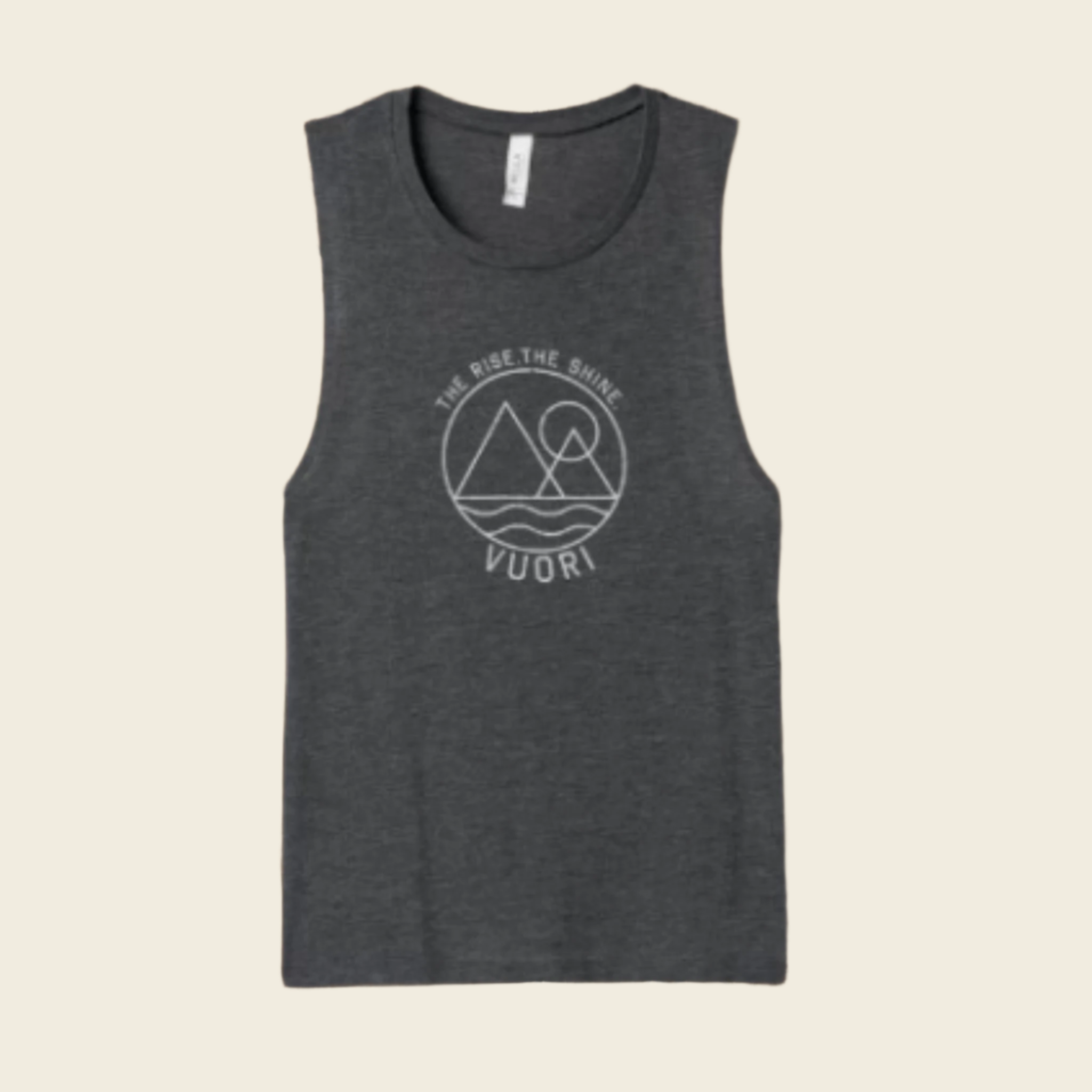 Vuori Women's The Rise The Shine Tank Charcoal Heather