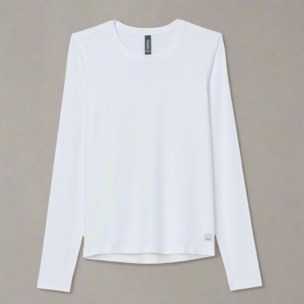 Vuori Women's L/S Lux Crew  | White