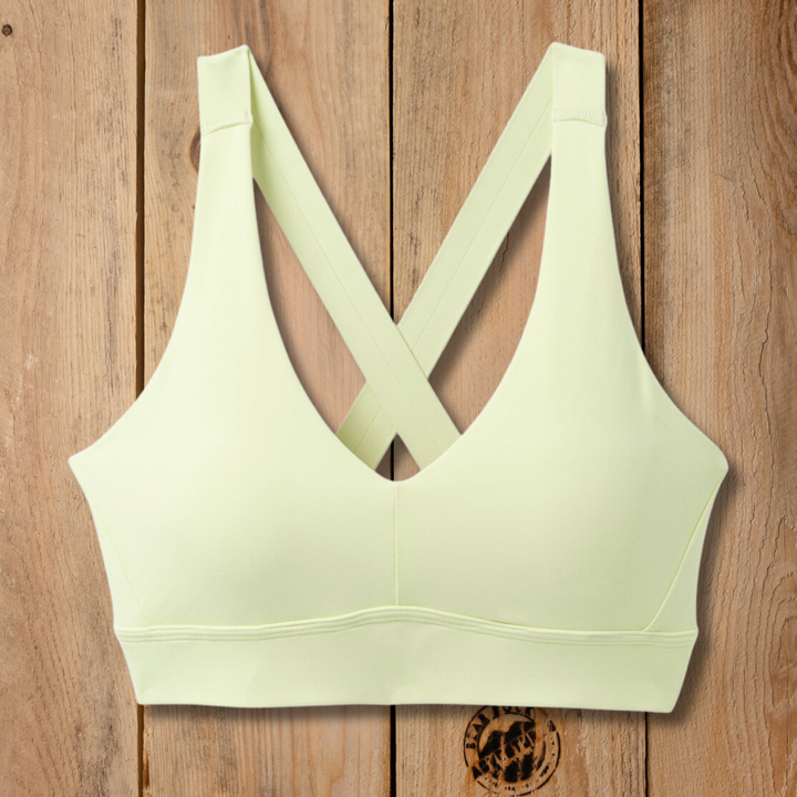 Vuori Women's Layna Bra Lime Squeeze