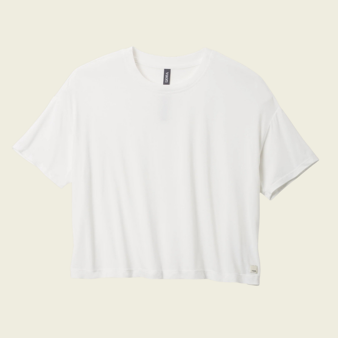 Vuori Women's Energy Tee | White