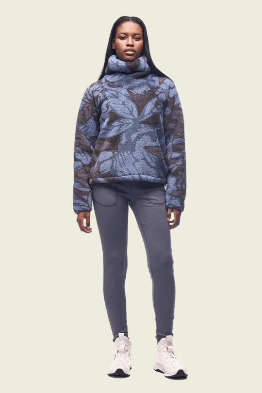 Indyeva Pecora Sweater II | Polar Peonia Print
