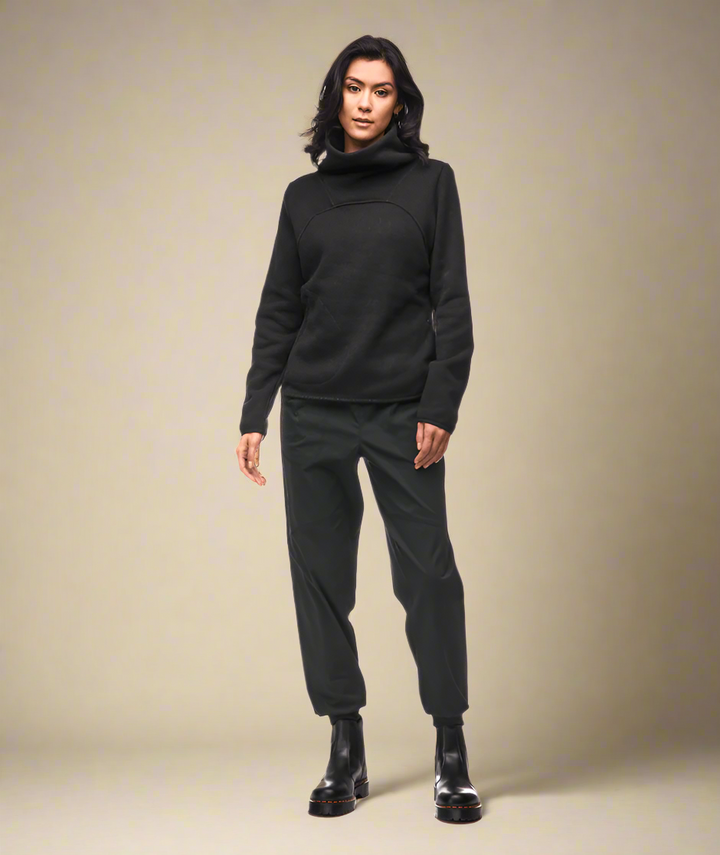 Indyeva Pecora Sweater Upcycled | Black