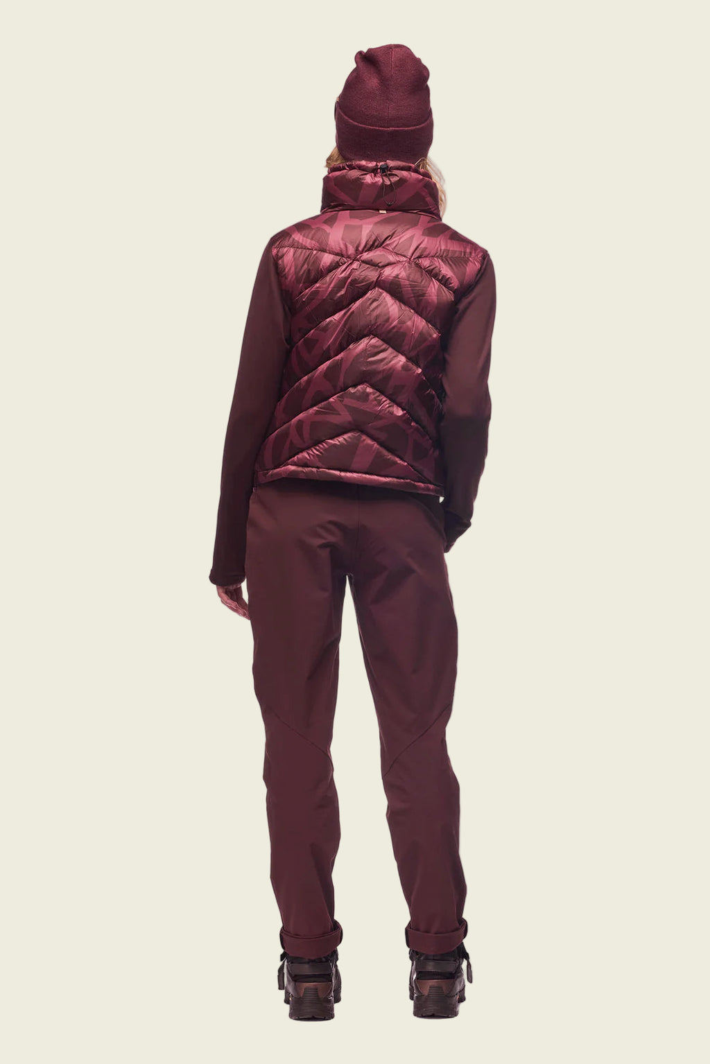 Indyeva Poplun Full Zip | Dark Bark Root Print