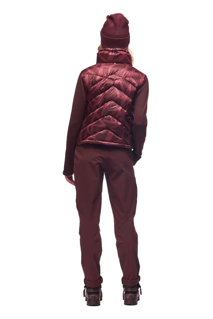Indyeva Poplun Full Zip | Dark Bark Root Print