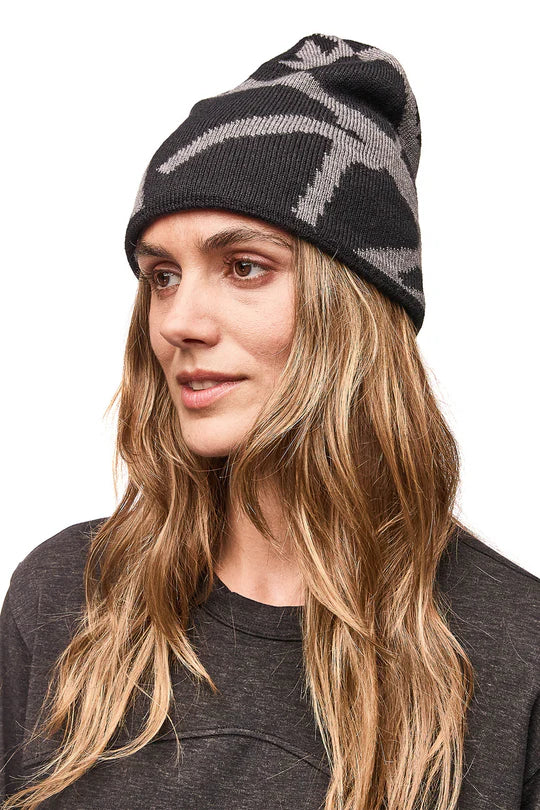 Indyeva Gorro - Beanie | Black Branch Print