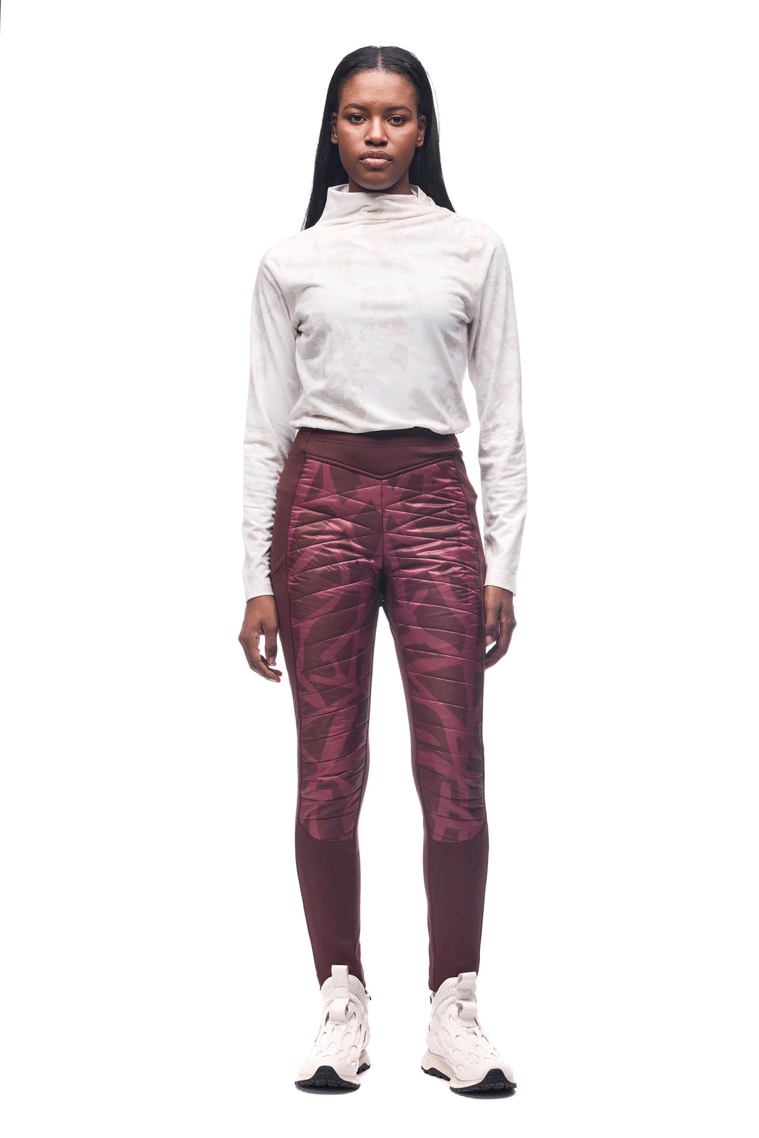 Indyeva Boon Pant II | Dark Bark Root Print