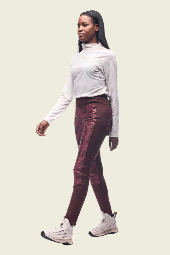 Indyeva Boon Pant II | Dark Bark Root Print