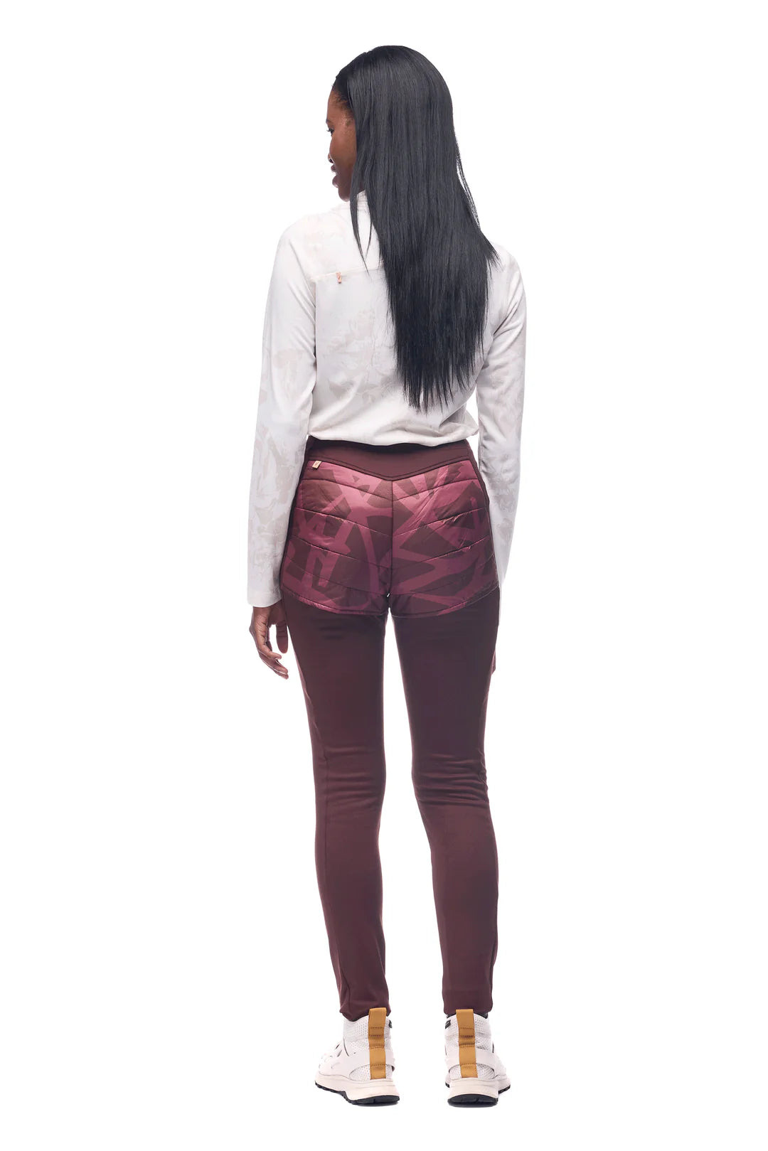 Indyeva Boon Pant II | Dark Bark Root Print