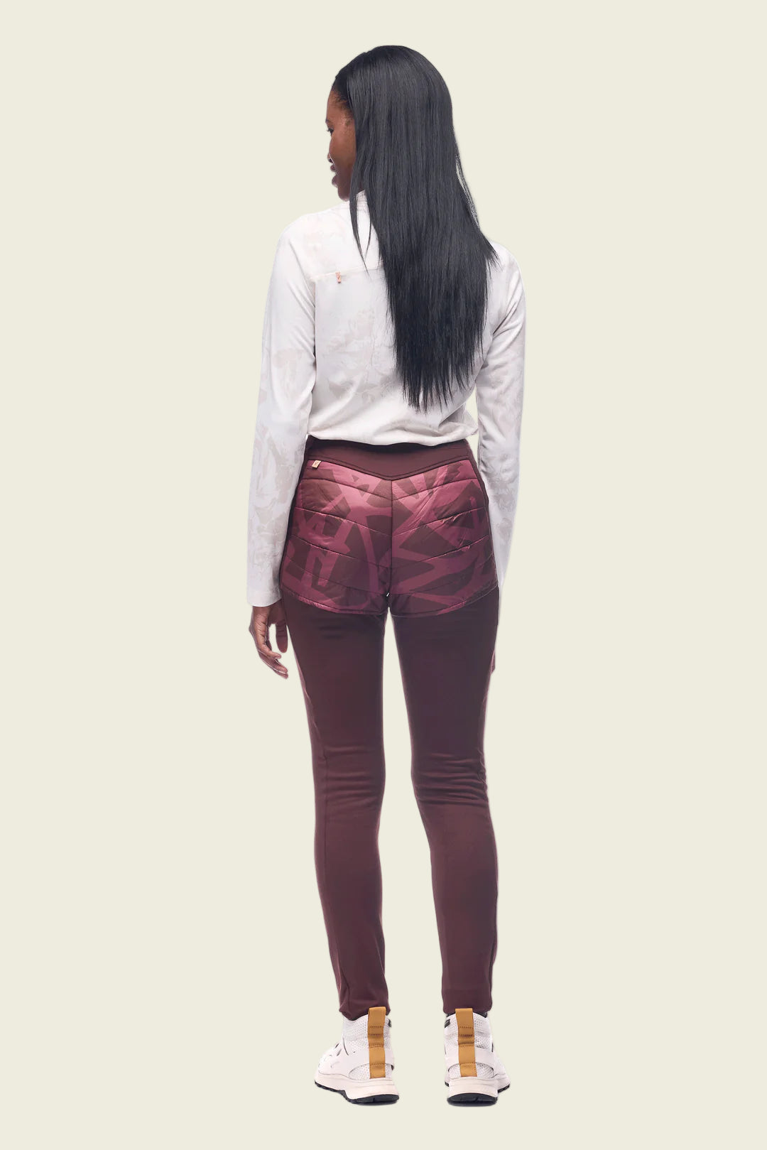 Indyeva Boon Pant II | Dark Bark Root Print