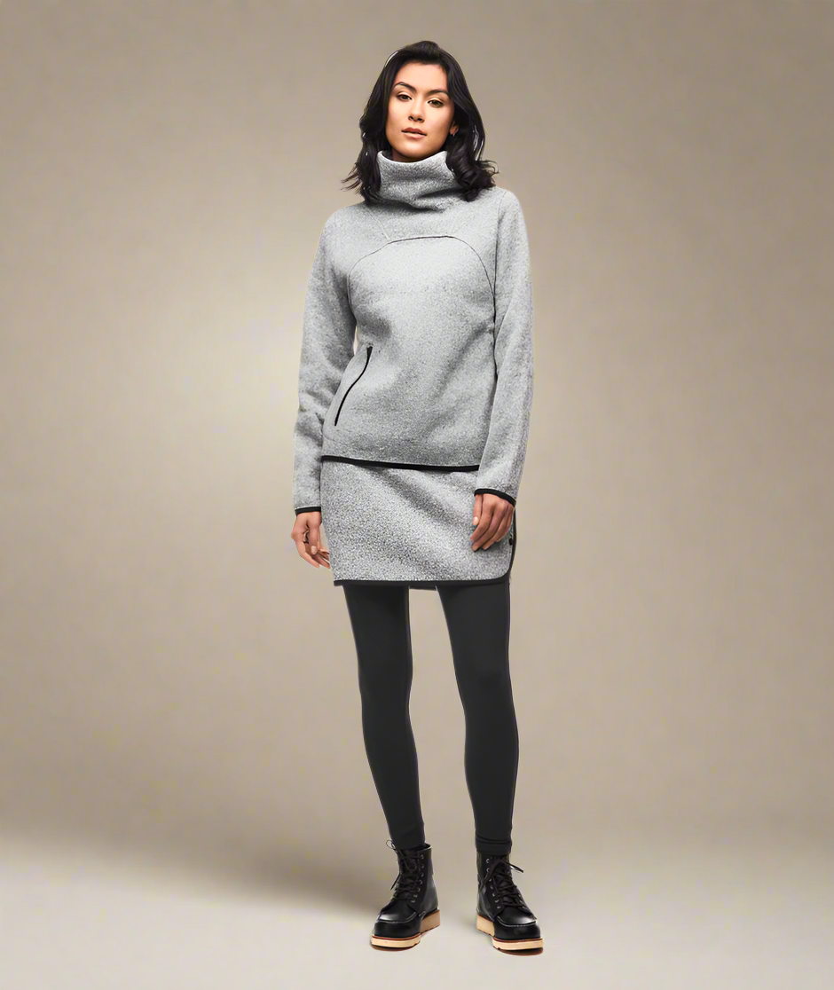 Indyeva Satu Skirt Upcycled | Grey H