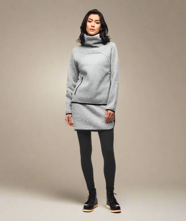 Indyeva Satu Skirt Upcycled | Grey H
