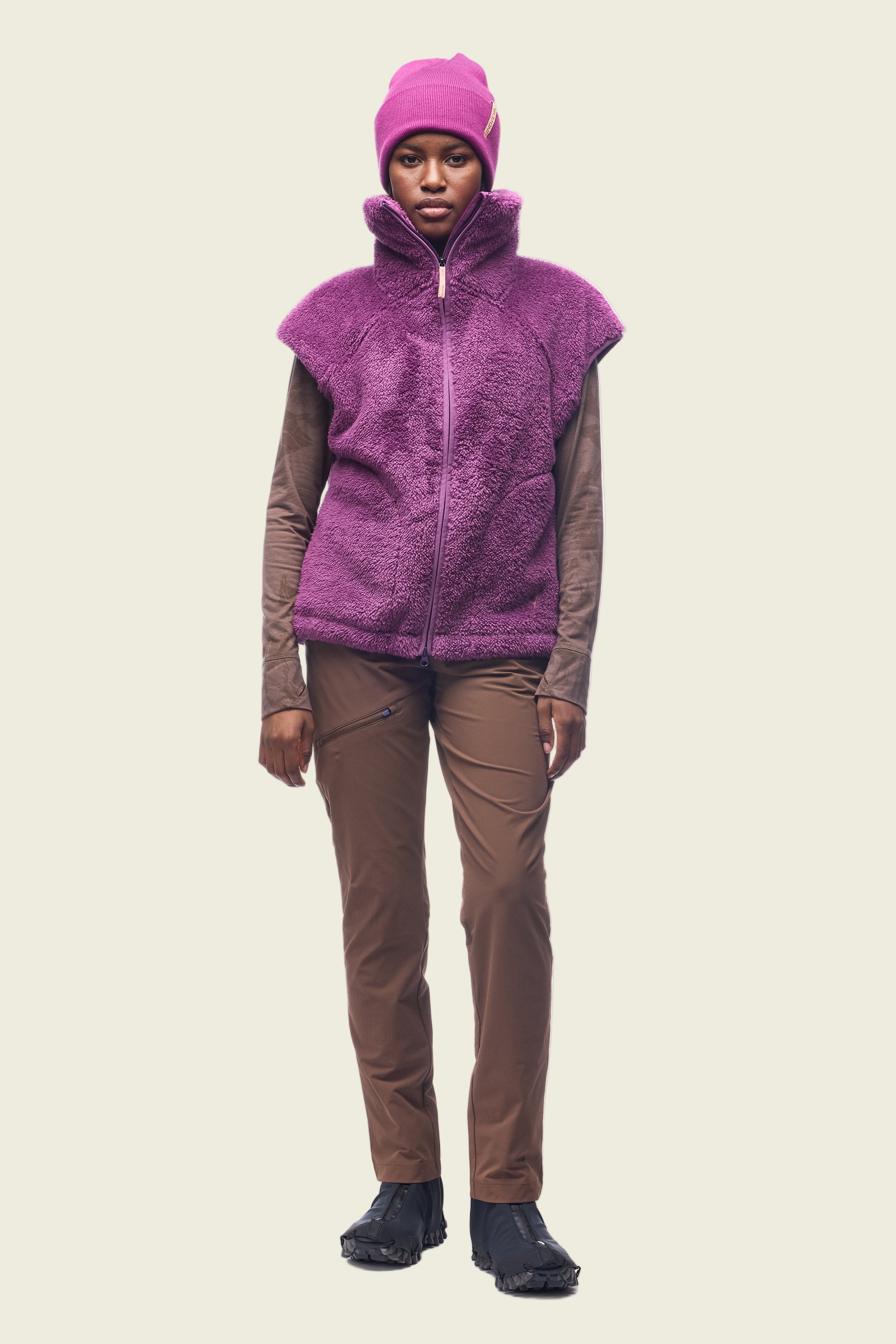 Indyeva Lampaat Pile Fleece | Magenta