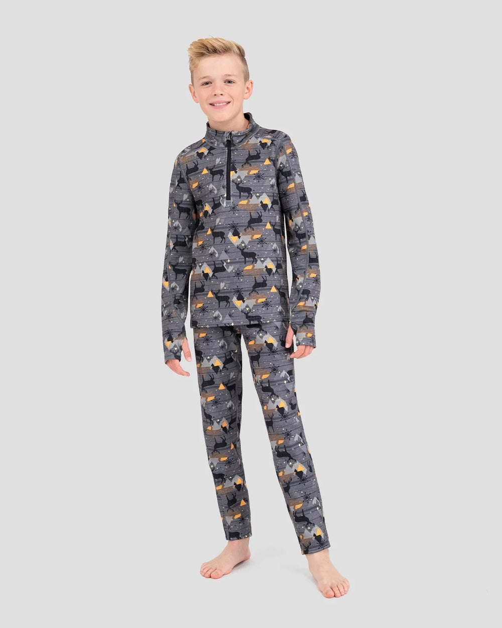 Kid’s Ecolator 3.0 Half Zip and Pant - Moose Tracks