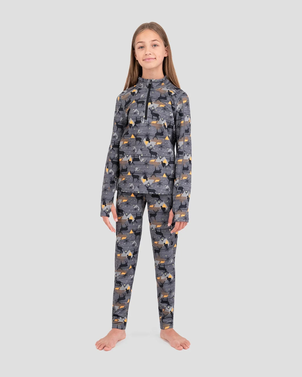 Kid’s Ecolator 3.0 Half Zip and Pant - Moose Tracks