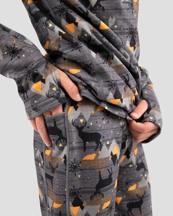 Kid’s Ecolator 3.0 Half Zip and Pant - Moose Tracks