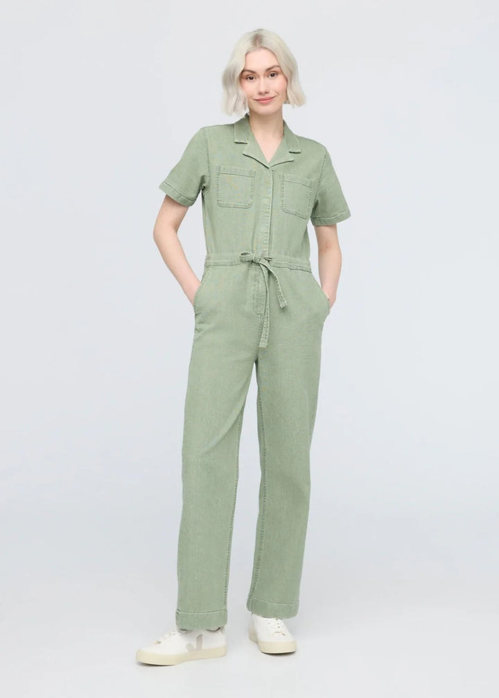 Stretch Canvas Girlfriend Jumpsuit