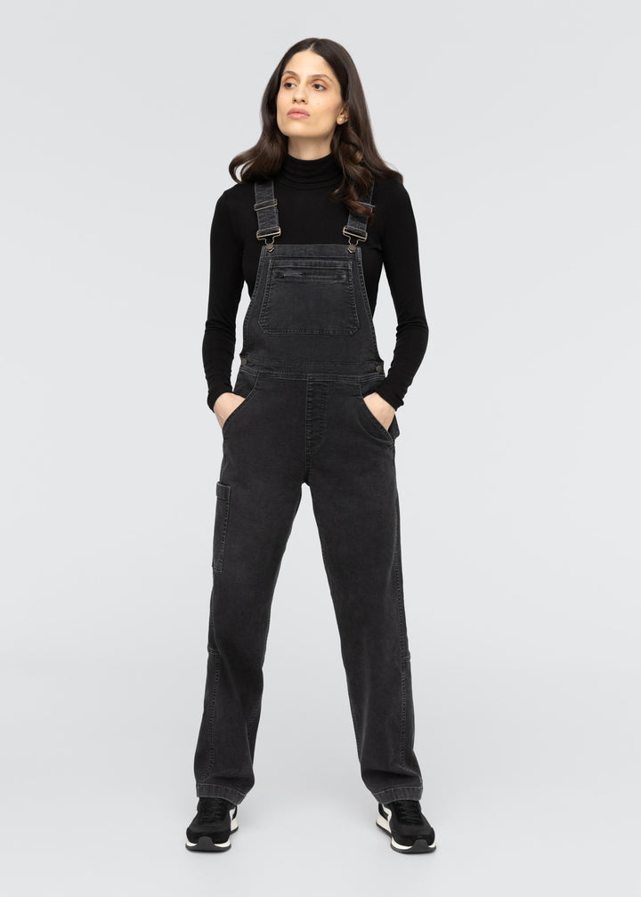 Duer Stretch Canvas Overall Black