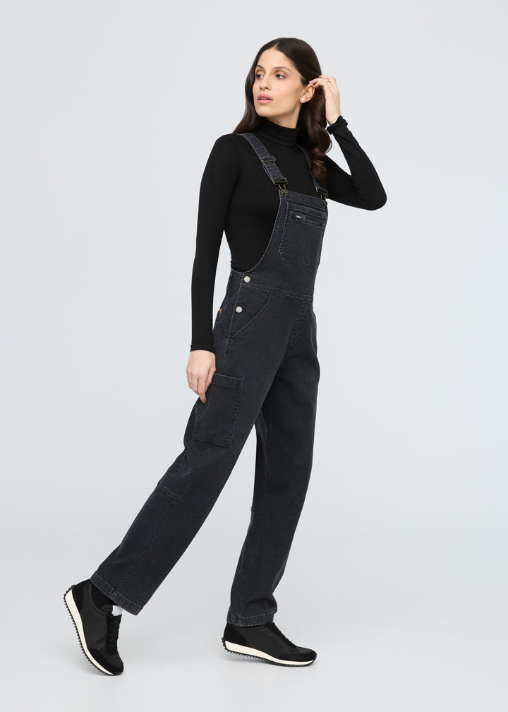 Duer Stretch Canvas Overall Black