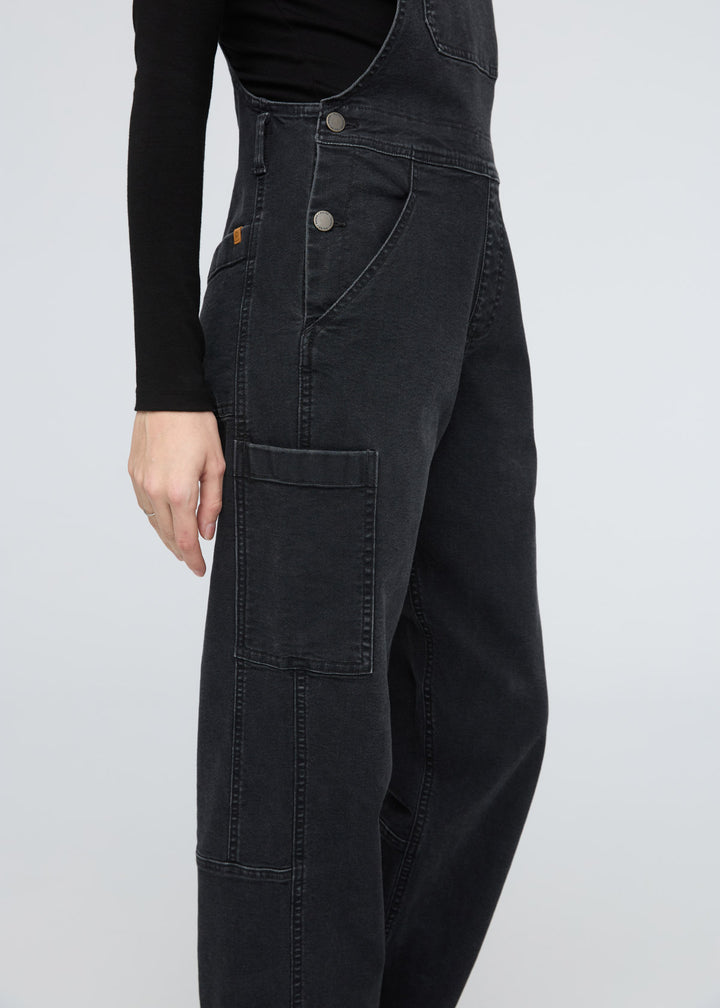 Duer Stretch Canvas Overall Black