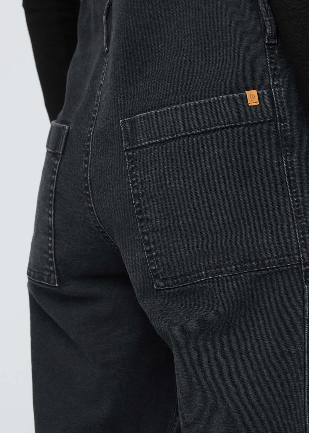 Duer Stretch Canvas Overall Black