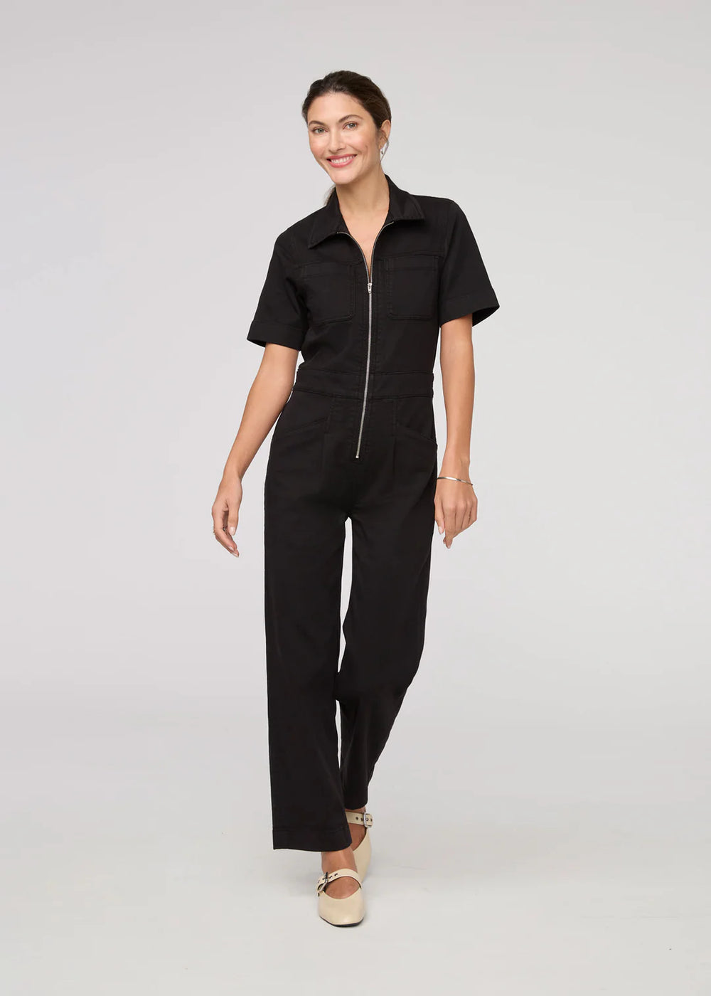 Duer LuxTwill Boiler Suit | Black