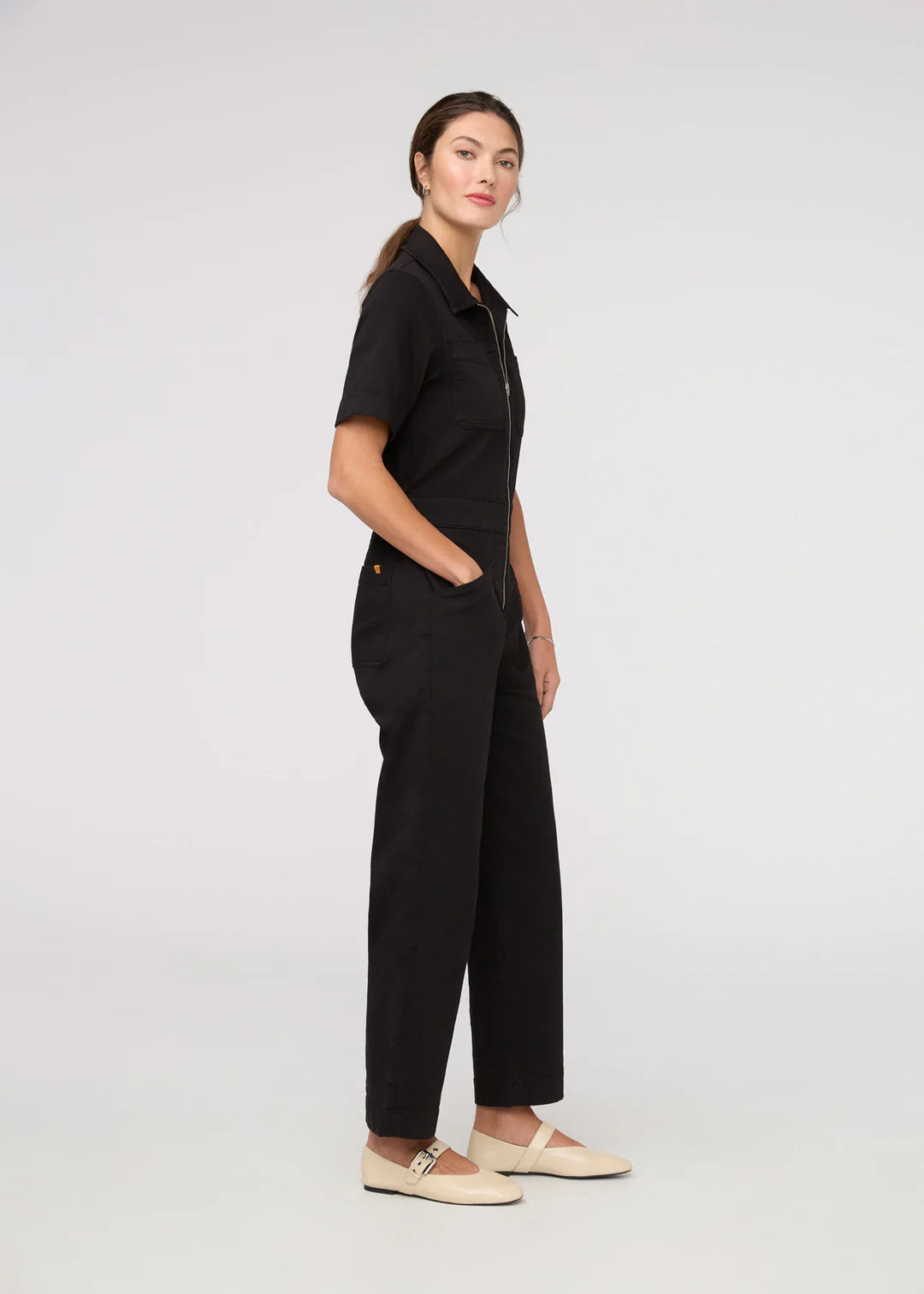 Duer LuxTwill Boiler Suit | Black