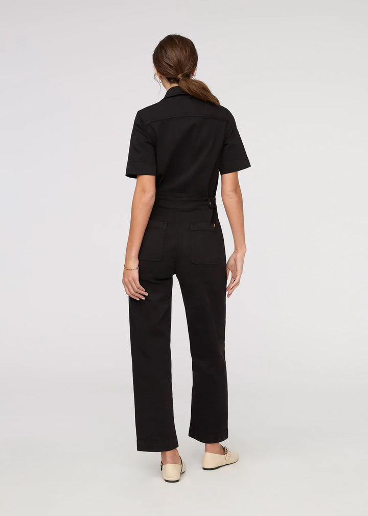 Duer LuxTwill Boiler Suit | Black