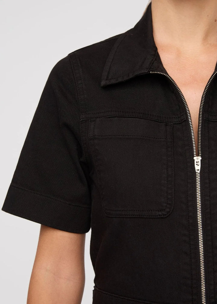 Duer LuxTwill Boiler Suit | Black