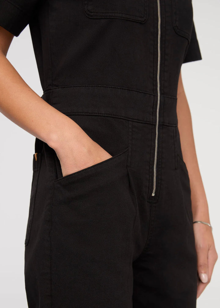 Duer LuxTwill Boiler Suit | Black
