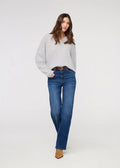 Performance Denim+ High Rise Straight | Blue Maize