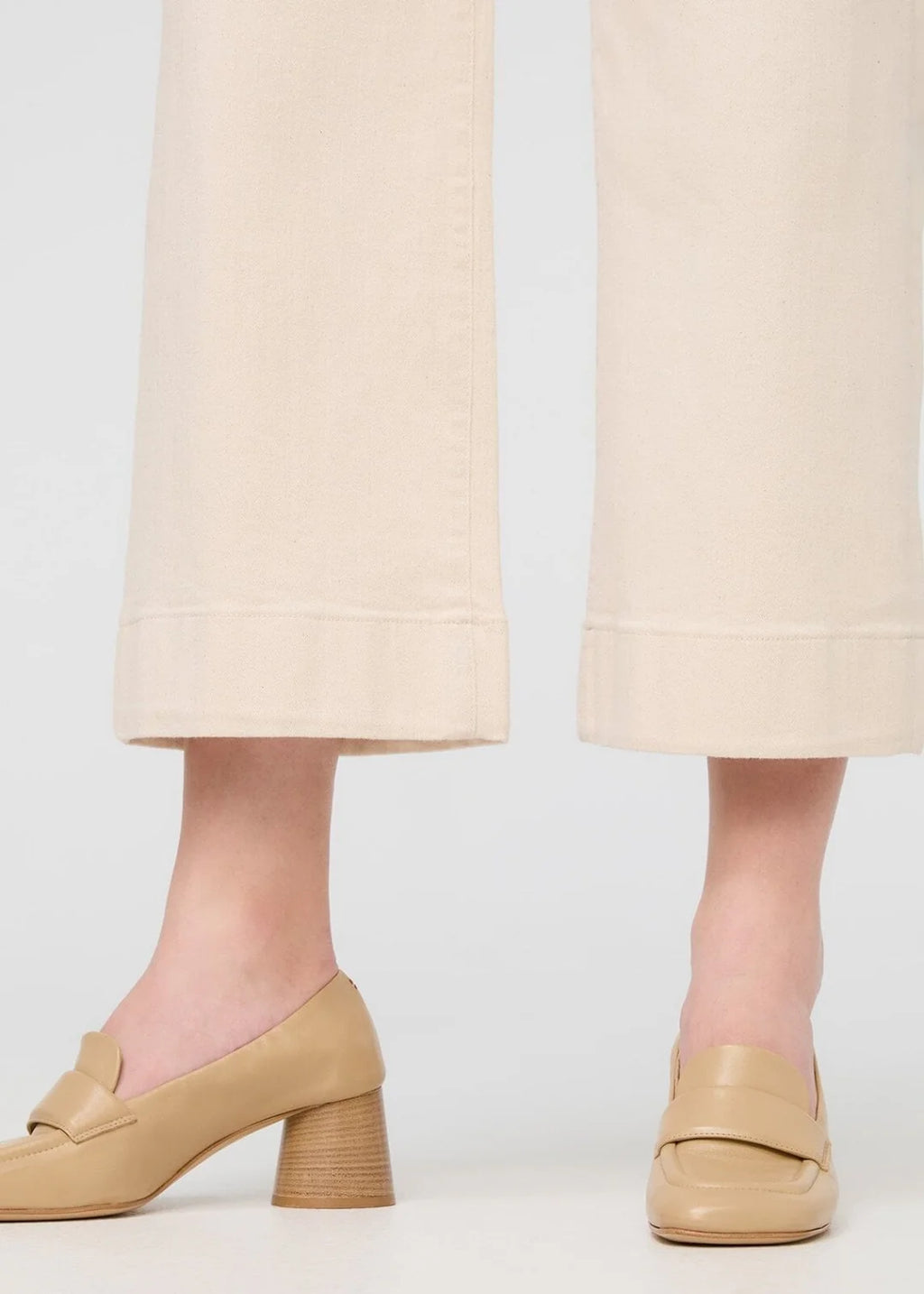 Duer W's Lux Twill High Rise Trouser Ecru
