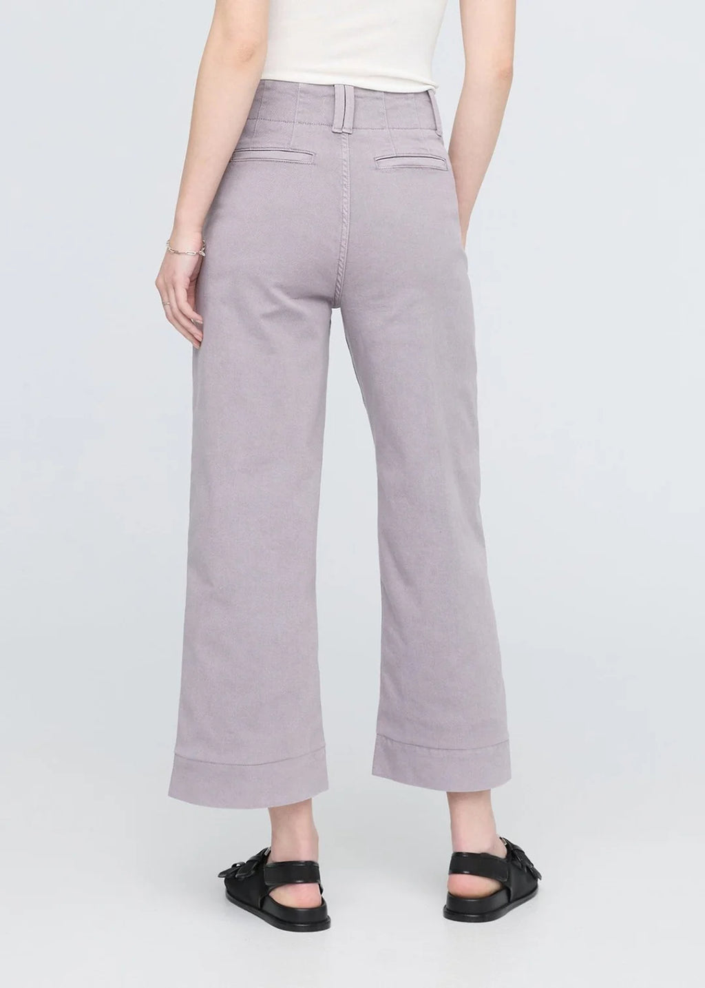 Duer W's Lux Twill High Rise Trouser Ash