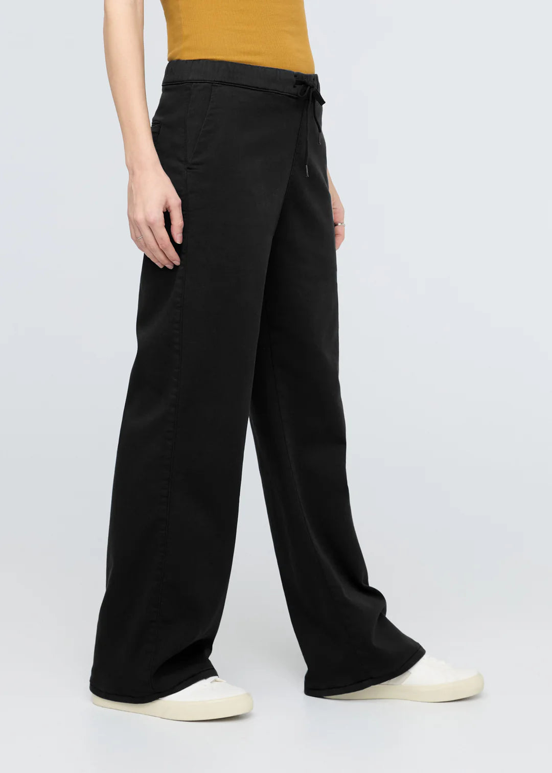 Duer Woman's No Sweat Wide Leg Pant | Black