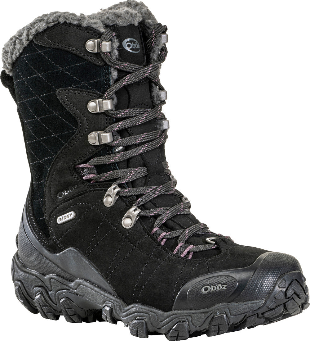 Oboz Women's Bridger 9" Insulated Waterproof Boot Black Sea