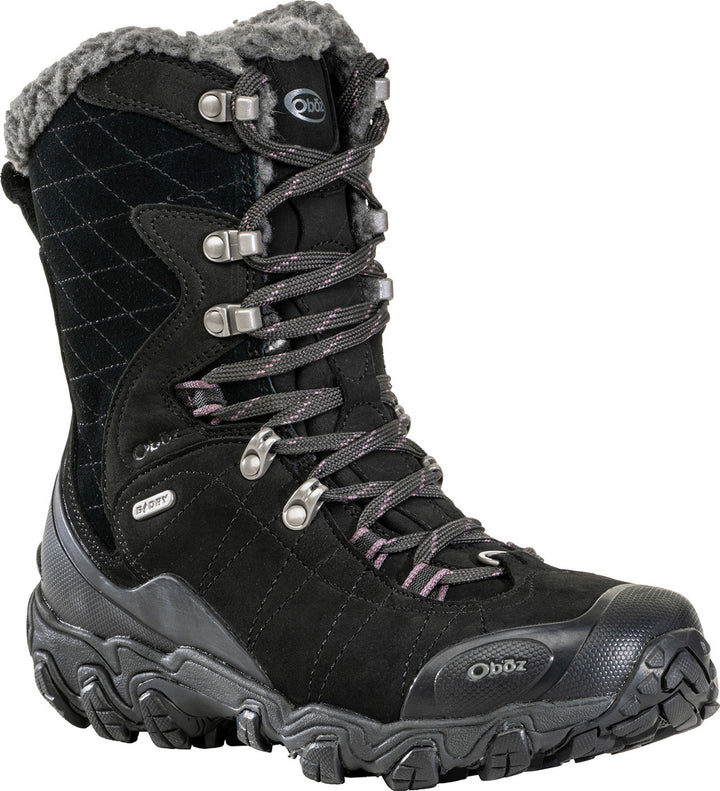 Oboz Women's Bridger 9" Insulated Waterproof Boot Black Sea