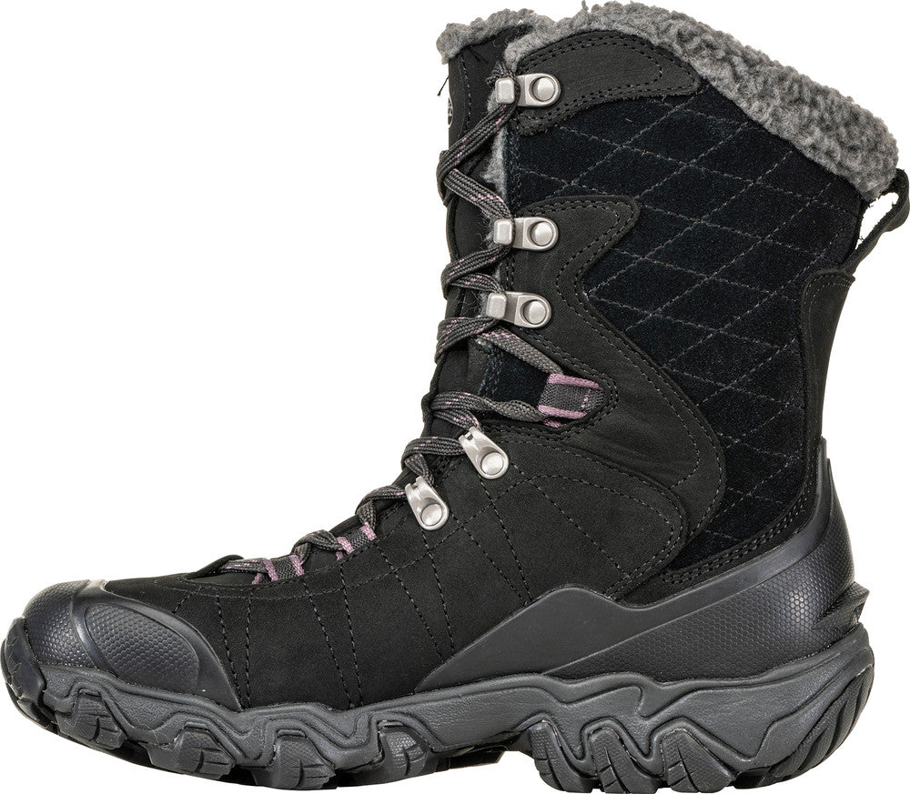Oboz Women's Bridger 9" Insulated Waterproof Boot Black Sea