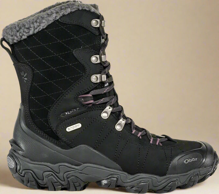 Oboz Women's Bridger 9" Insulated Waterproof Boot Black Sea