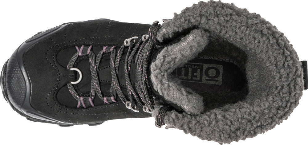 Oboz Women's Bridger 9" Insulated Waterproof Boot Black Sea