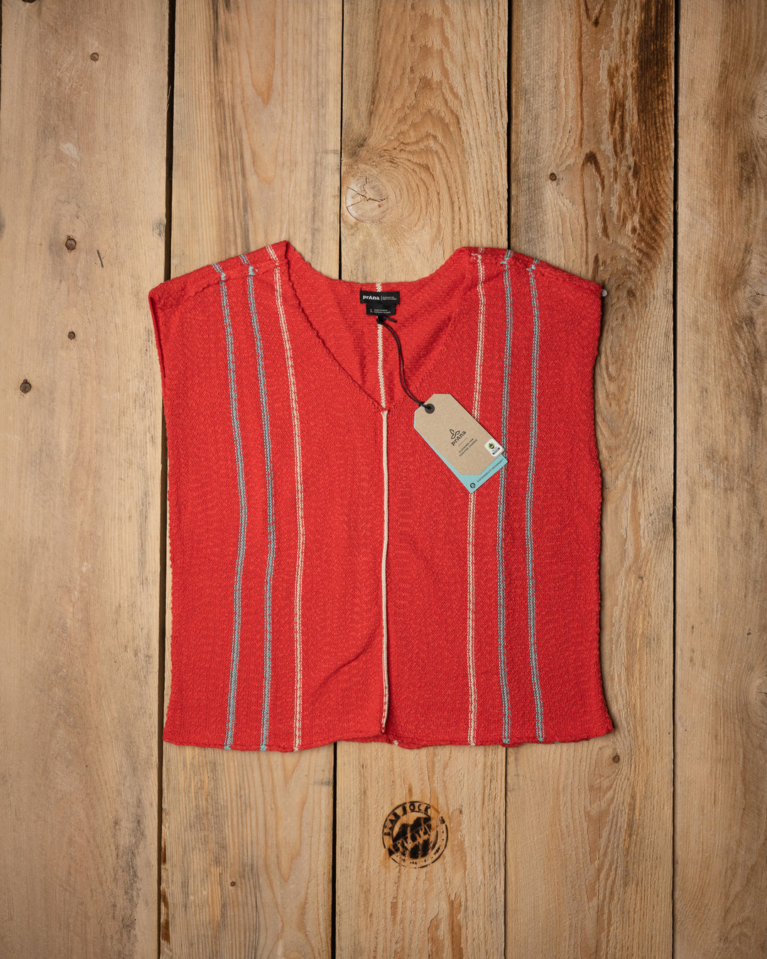 Prana W's Wave Maker Sweater Top Carmine Red