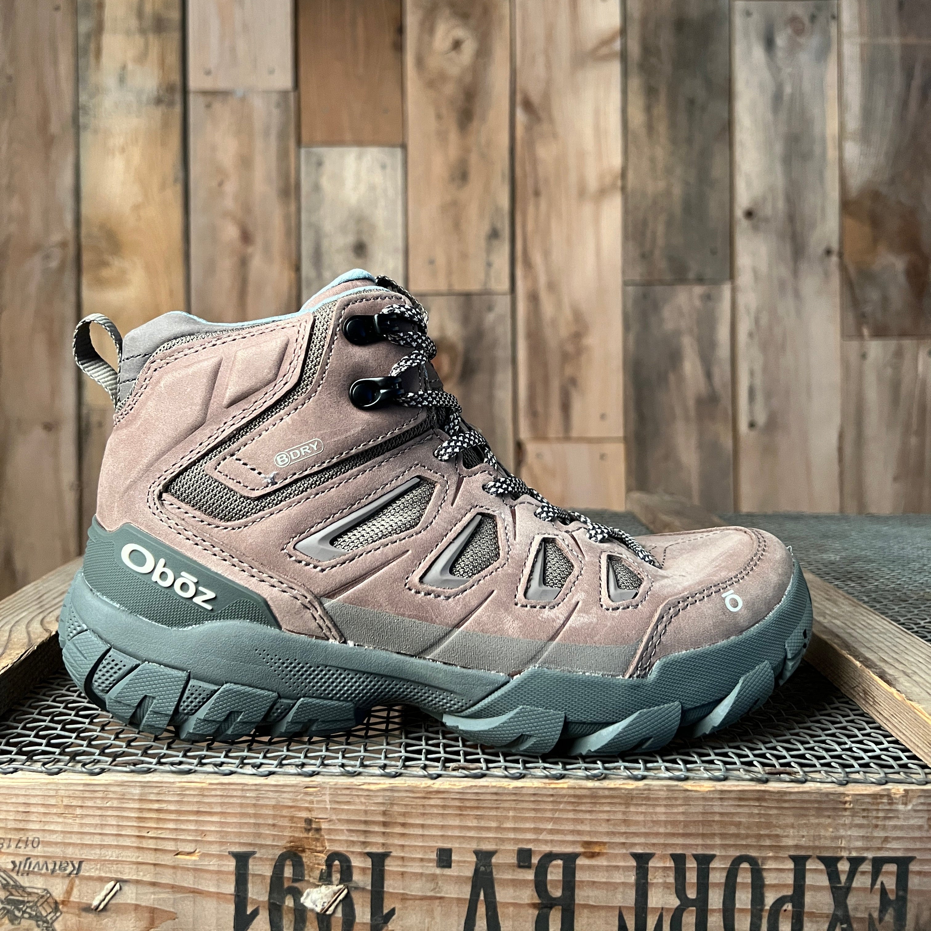 Oboz Women's Sawtooth x Mid Dry Waterproof Boot Rockfall