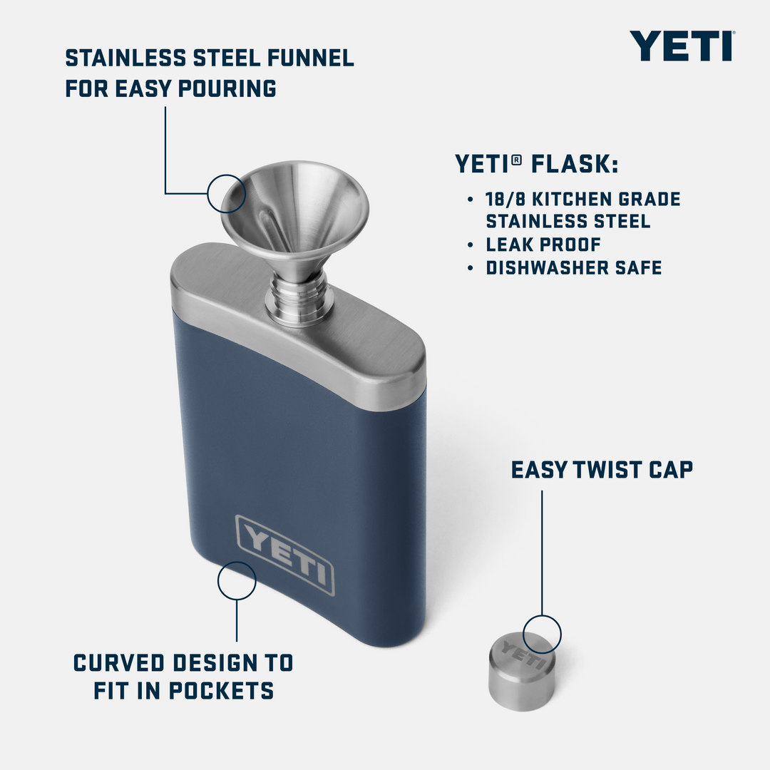 Yeti Flask Navy