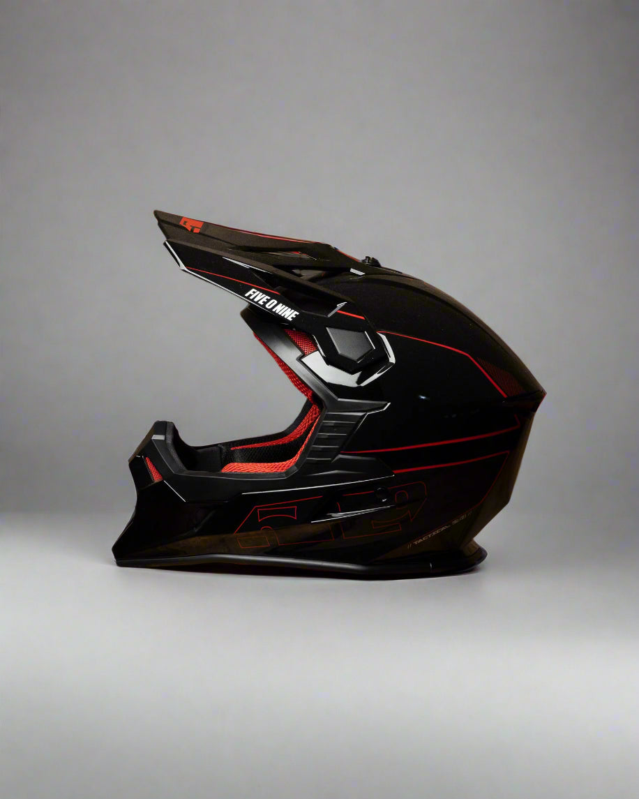 509 Youth Tactical 2.0 Enduro Offroad Black Red