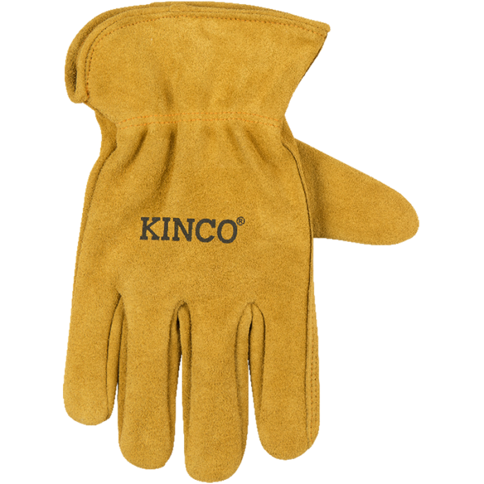 Kinco Suede Cowhide Driver Gloves | Golden